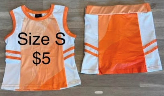 Girls Tank Top & Skirt Set Size S