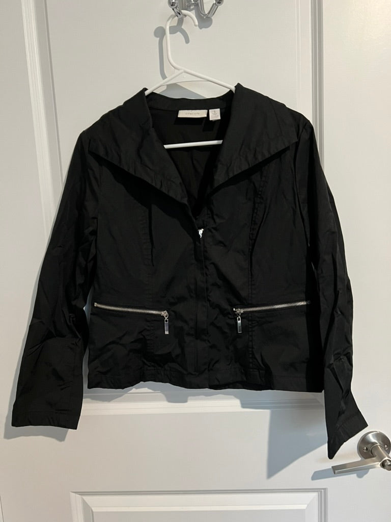 Seller. #76 - Women's Chico's Jacket - Black - Size 1