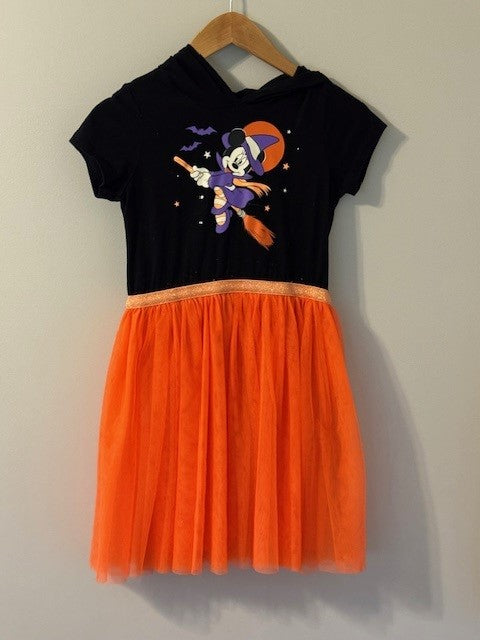 REDUCED #141 Minnie Mouse Halloween with ears hood Dress size 10/12