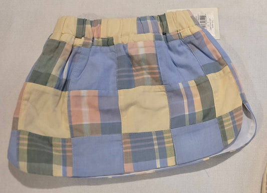 #190 Girls 2T Beaufort Bonnet Company Plaid Skirt (1 of 2) *NEW*