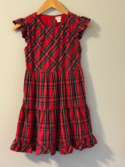 Seller #141 Christmas Plaid Dress size 10 J Crew Factory VGUC