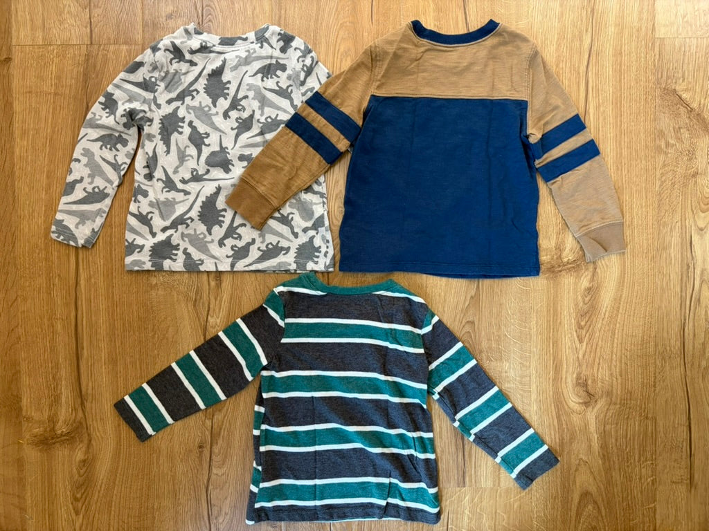 #6 - Old Navy Boys Long Sleeved Shirts (bundle of 3) - 3T