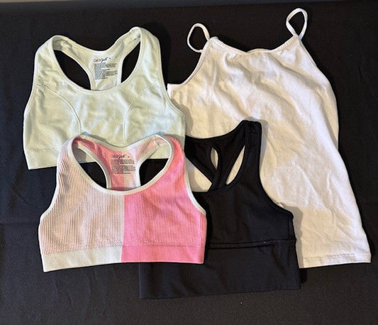 REDUCED #141 Sports Bra and Tank Set of 4 size 8(M)