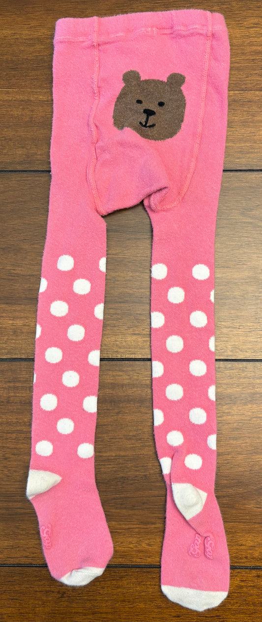 Seller #210 Baby Gap Girls Size 12-24M Pink with White Polka Dotted Tights