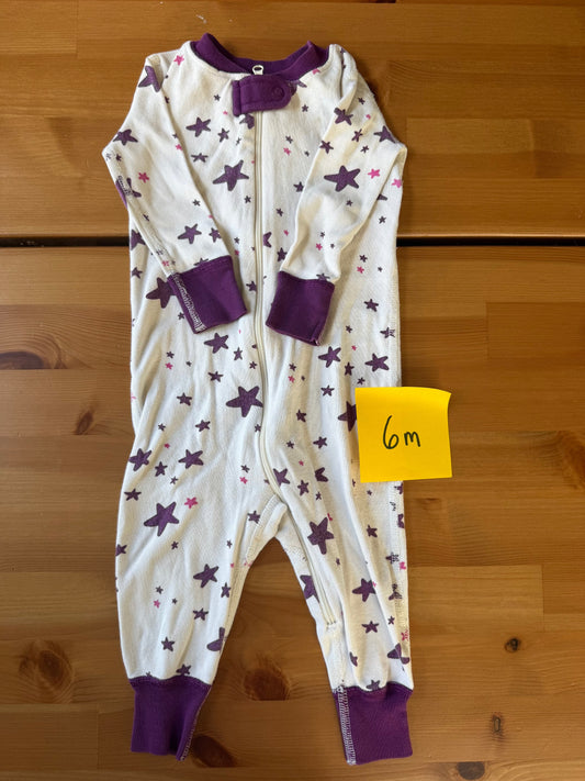 Seller #94 6m Girls Purple and White Hanna Andersson Pajamas