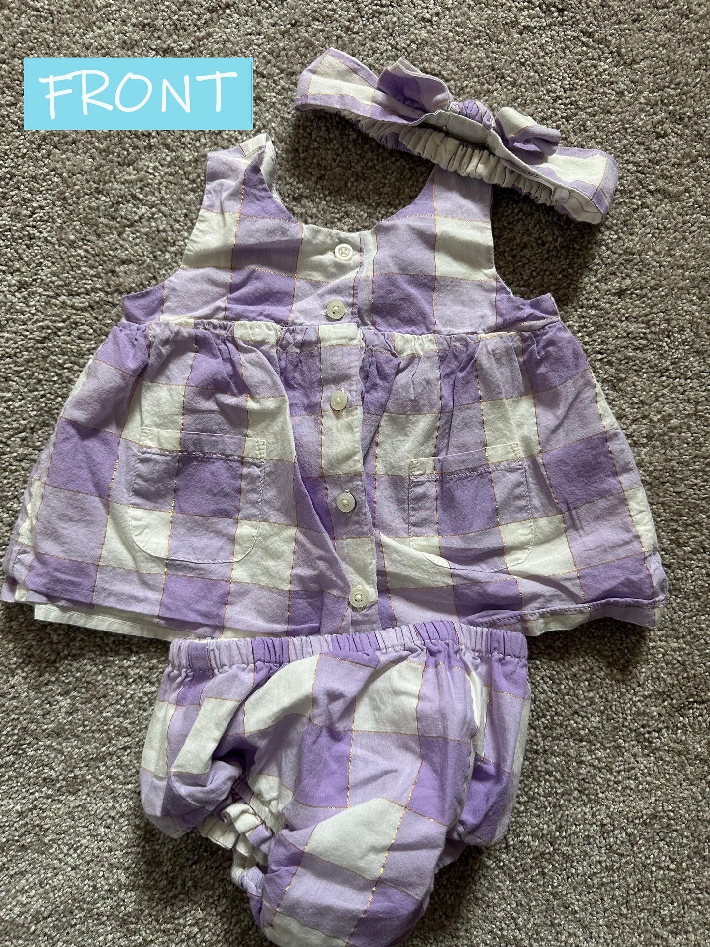 mixed brand | tunic & bloomer bundle (3) | girl | multi color | 18 months | PPU Anderson