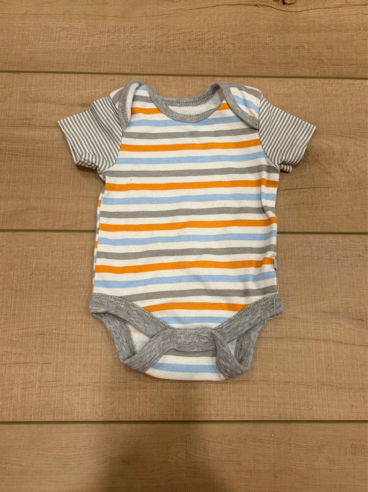 #37 NB Boys Disney Brand Striped Onesie Bodysuit
