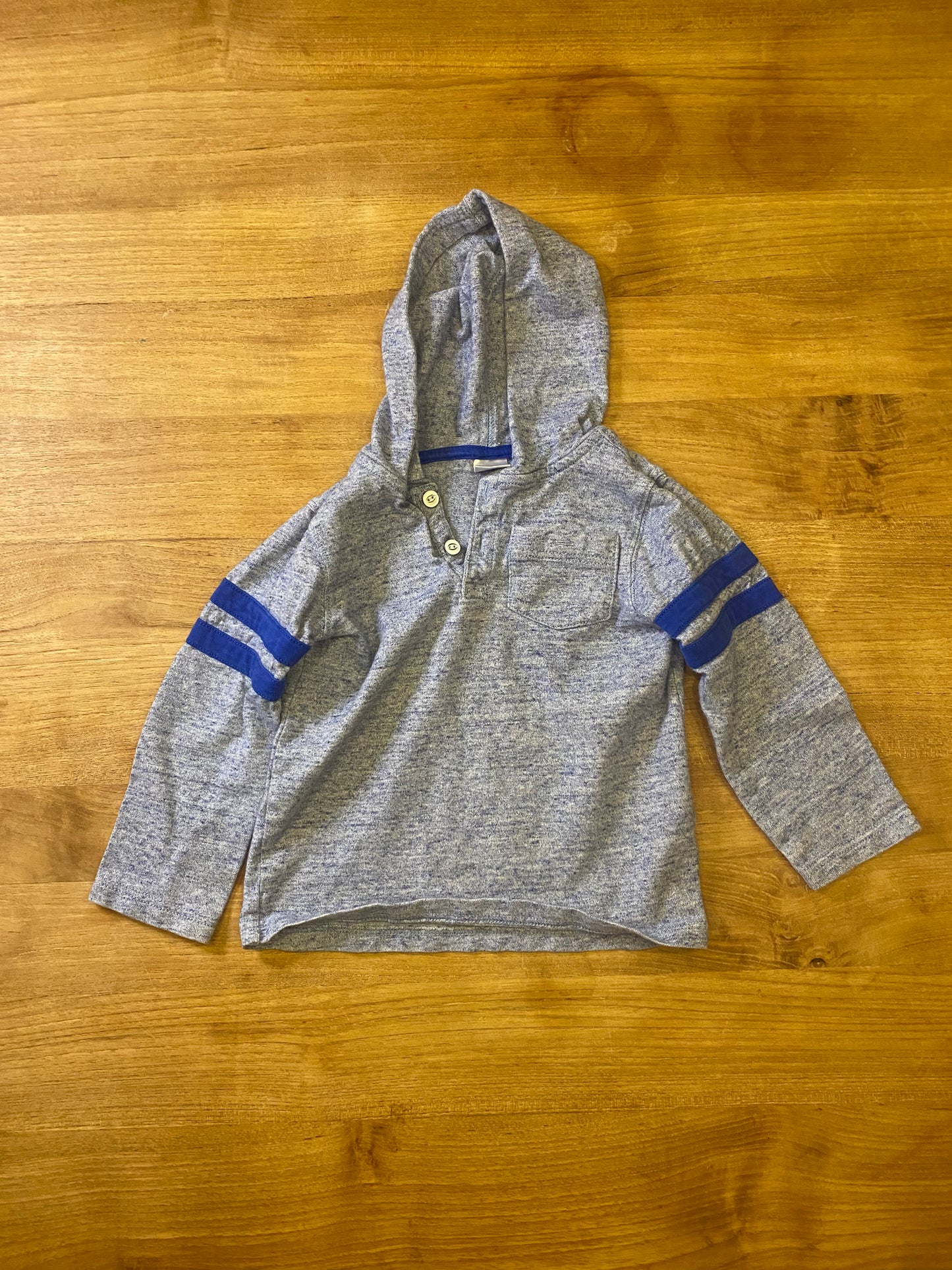 #7 Size 4T Gymboree l/s hooded shirt