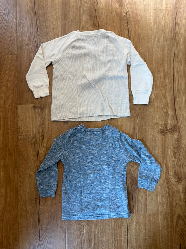 #6 - Osh Kosh Boys Long Sleeved Shirts (bundle of 2) - 3T