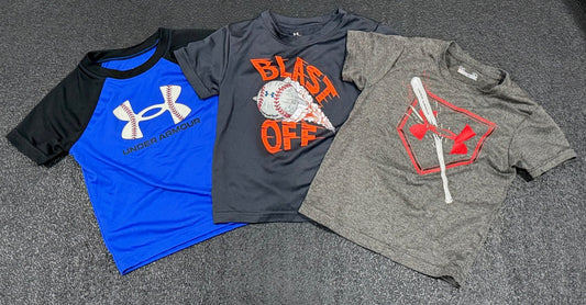 #42 Under Armour 2T Boys Baseball Shirt Bundle