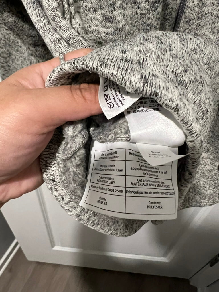 Seller #76 - Eddie Bauer Radiator Fleece Cirrus Hoodie Jacket Women's Gray Size 2XL Plaid