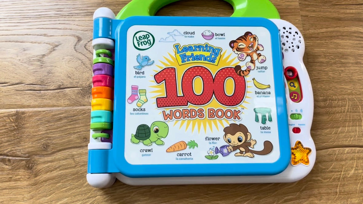 #6 - Leap Frog Learning Friend 100 Words Book - English and Spanish