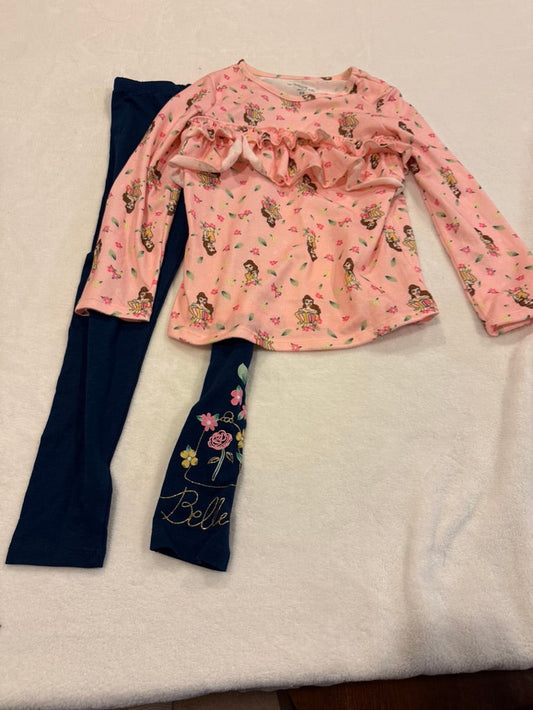 179 "Reduced" Girls Disney Belle Outfit-size 4