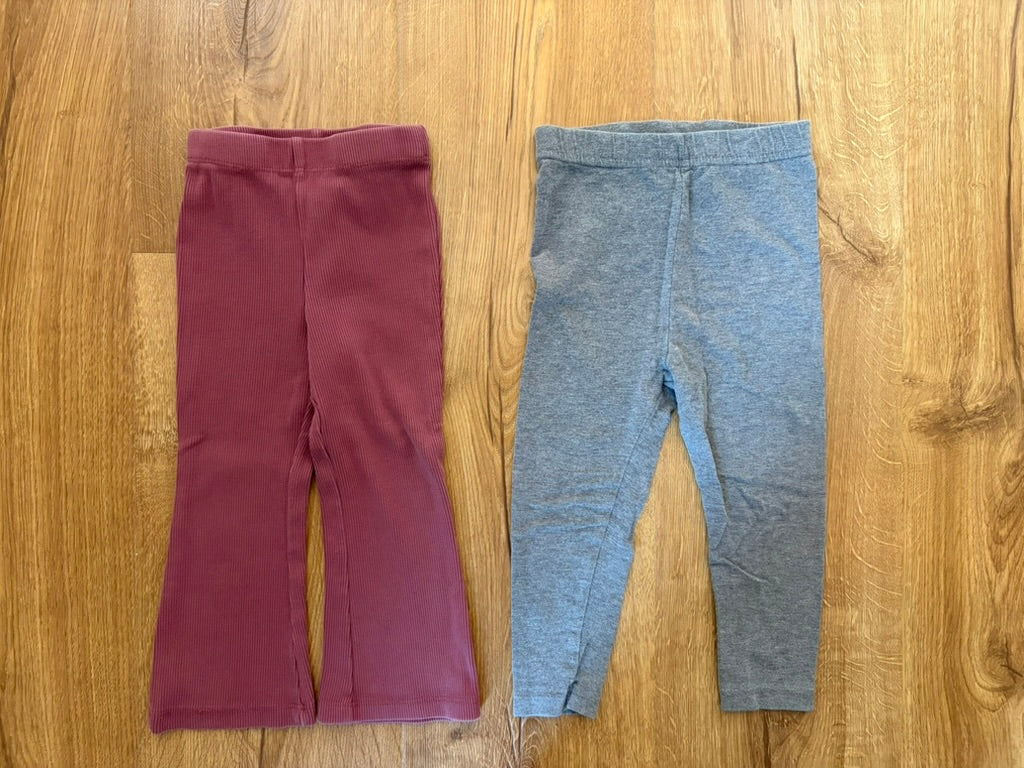 #6 - Girls Pants/Leggings (bundle of 2) - 18 monhts