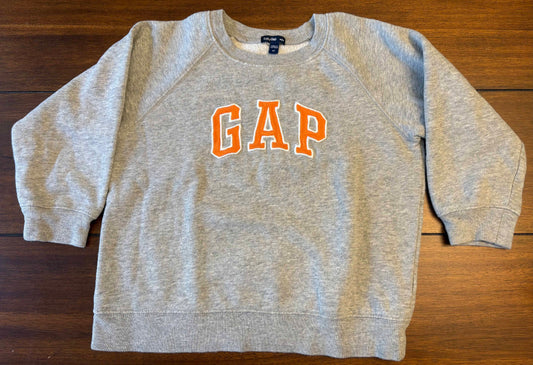 Seller #210 Baby Gap Boys Size 4 Gray GAP Logo Sweatshirt