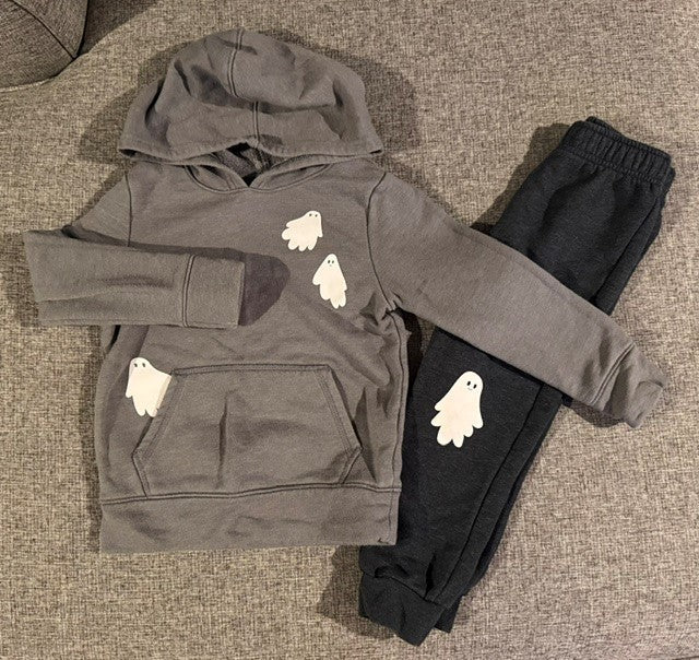 Seller #179 | Cat & Jack Ghost Sweatshirt & Pants Set | Toddler 4T