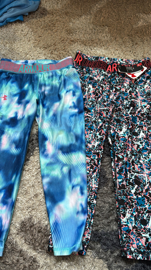 #74-Under Armour crop pants XL (14/16)