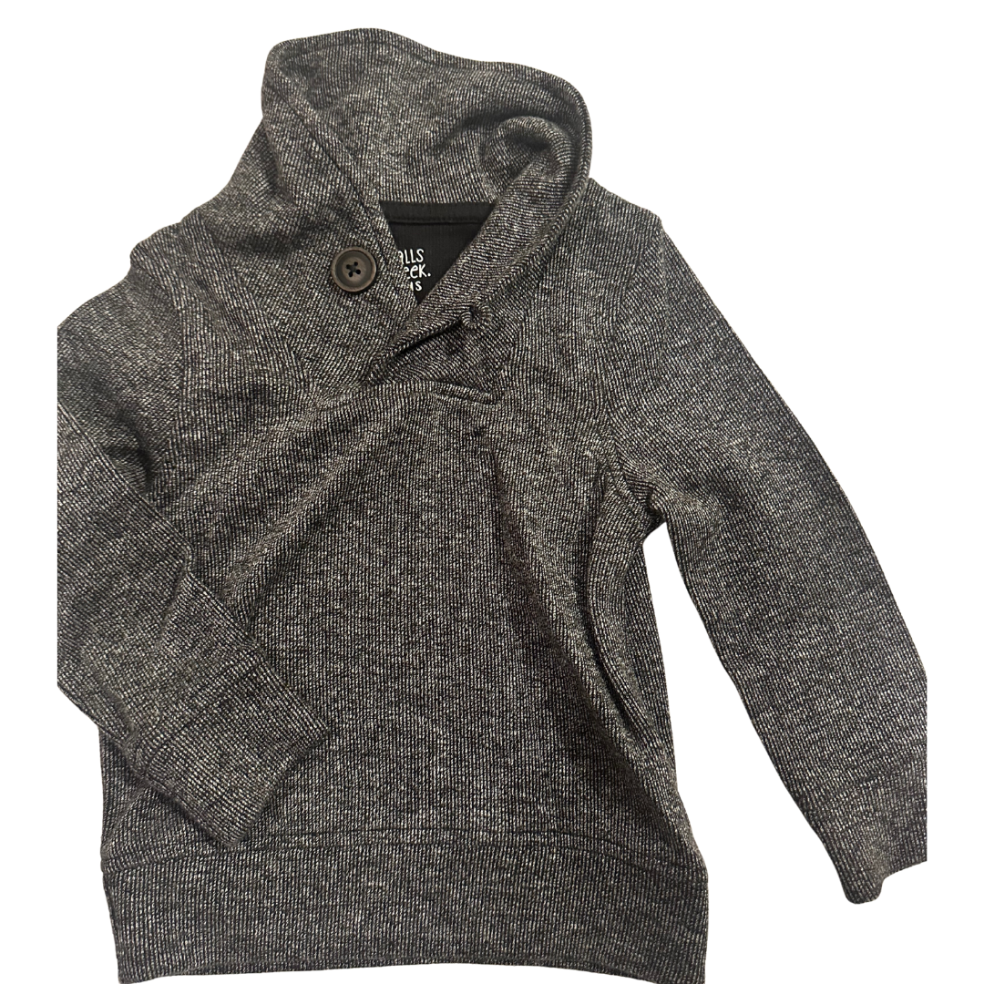Seller 48- Falls Creek Gray Collared Sweater Boys Size 2T