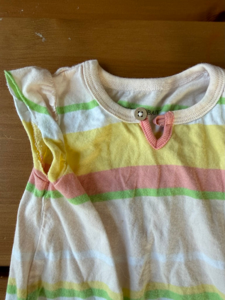 Seller #94 3-6M Girls Burts Bee's Striped Jumper