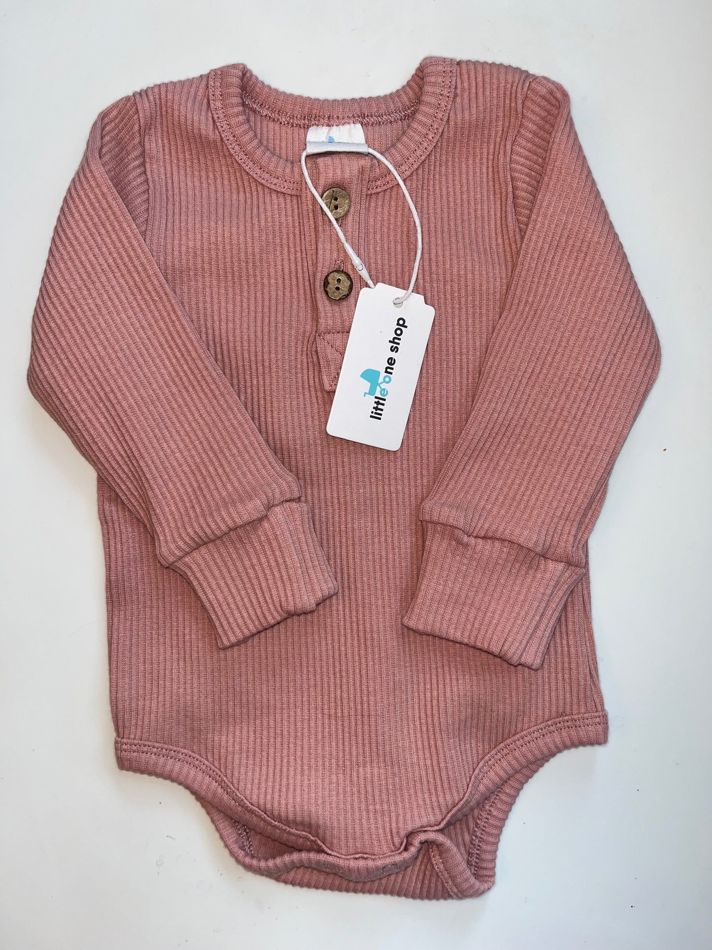 Seller #21 NWT Little One Shop girls size 3-6mo ribbed onesie
