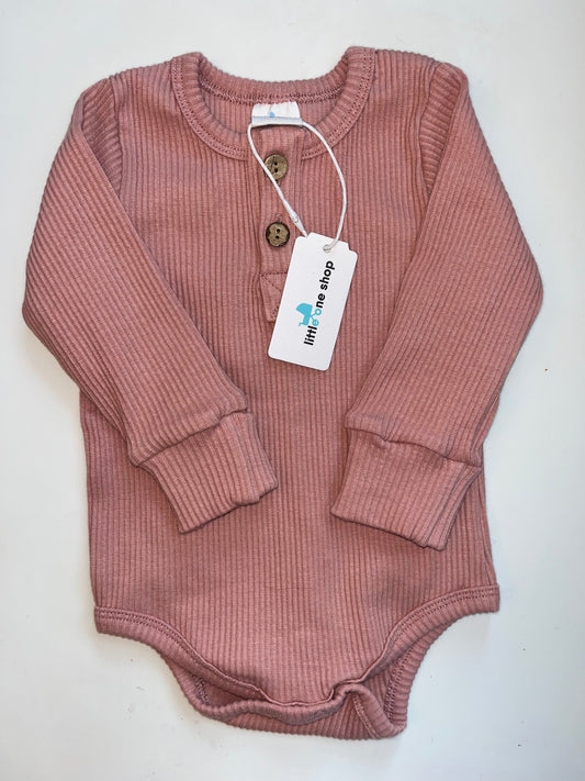 Seller #21 NWT Little One Shop girls size 3-6mo ribbed onesie