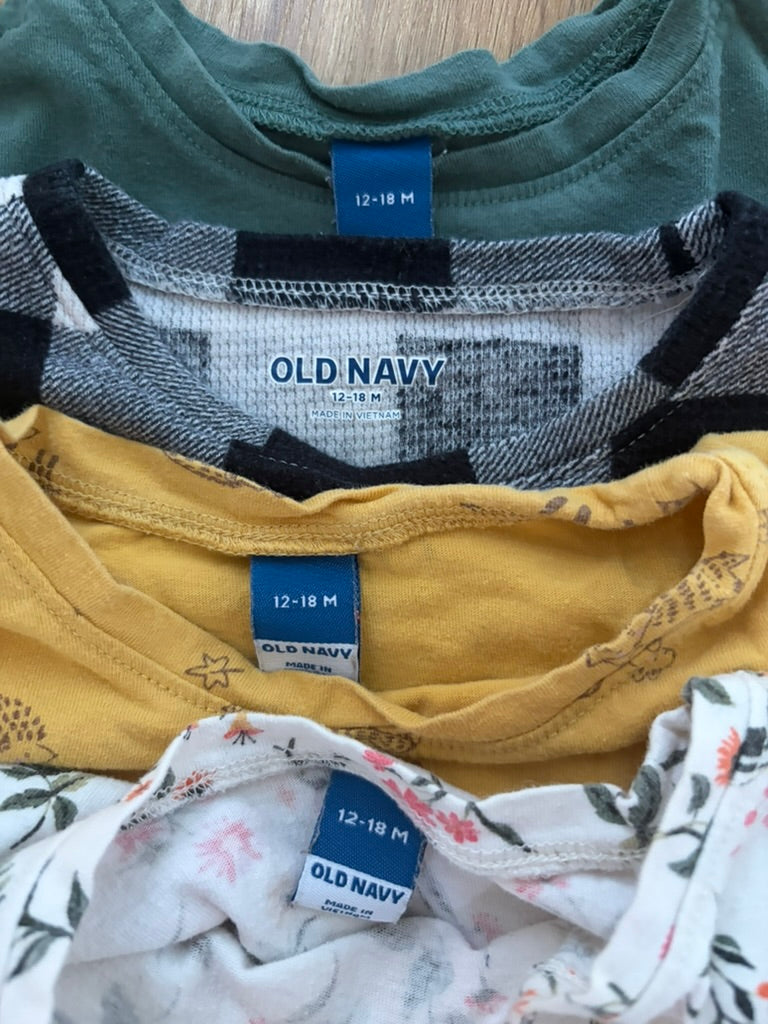 #6 - Old Navy Girls Shirt Dresses - 12-18 months