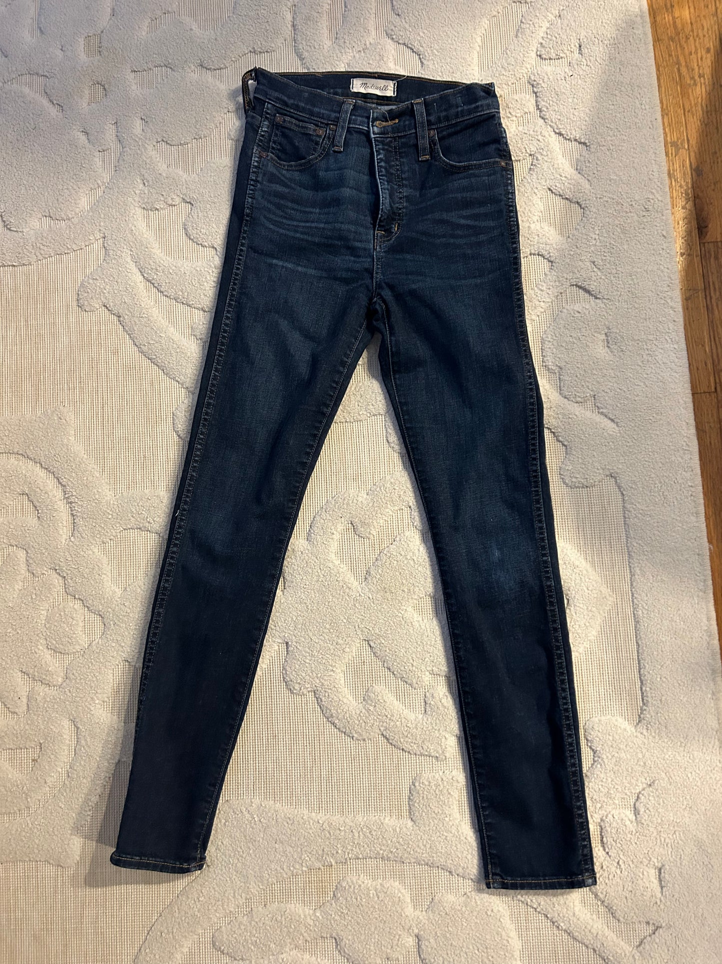 Madewell 10 inch high rise skinny jean Size 25