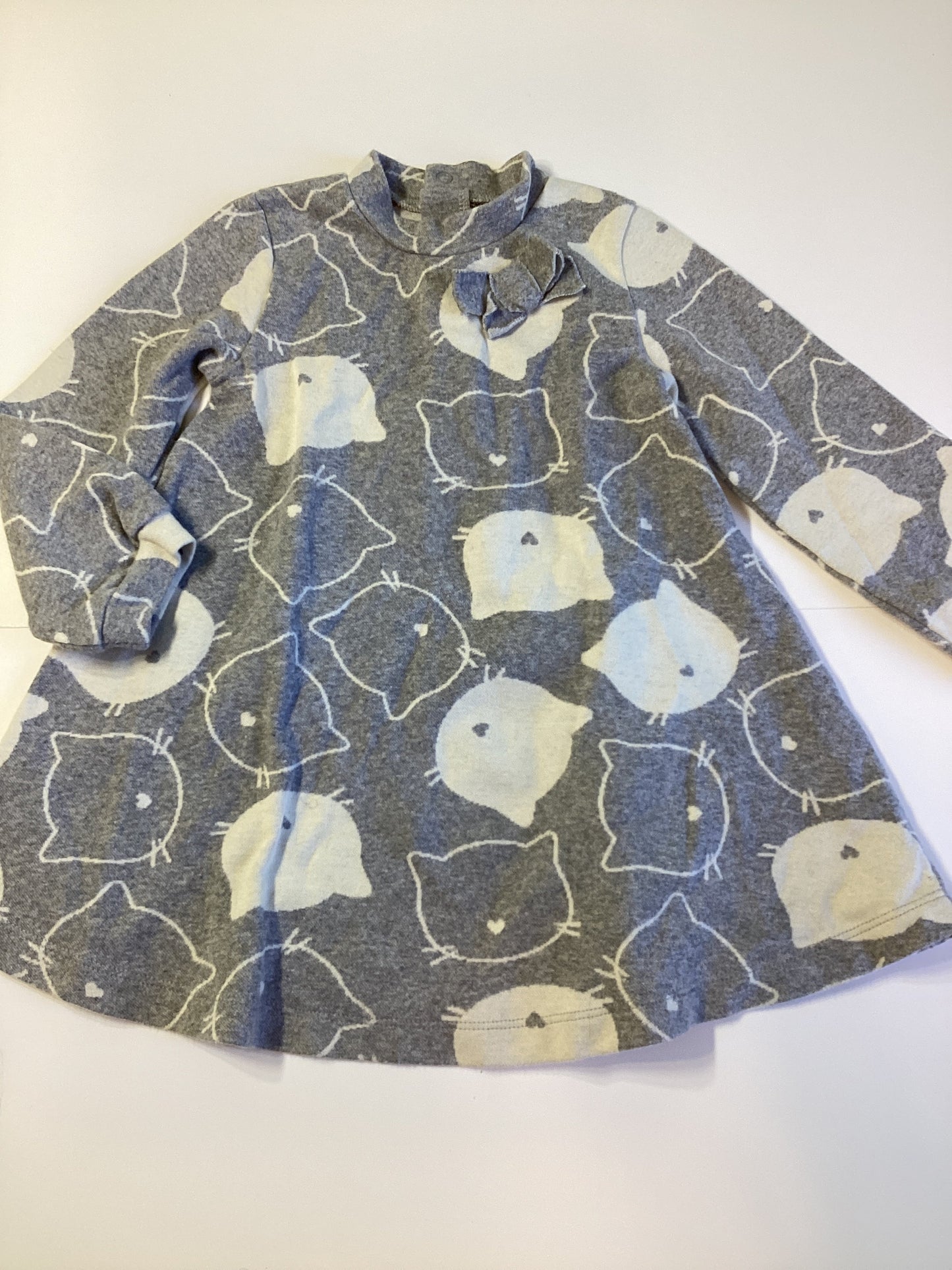 #129 REDUCED 3T (36) mayoral cat sweater dress