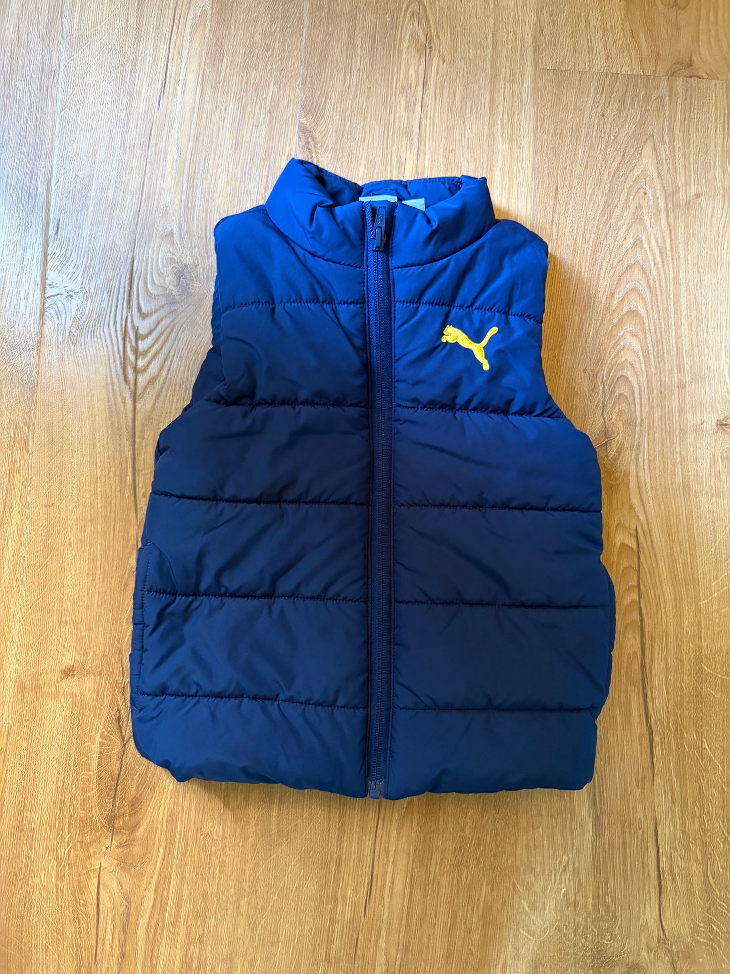 #6 - Puma Boys Blue Puffy Vest - 3/4T