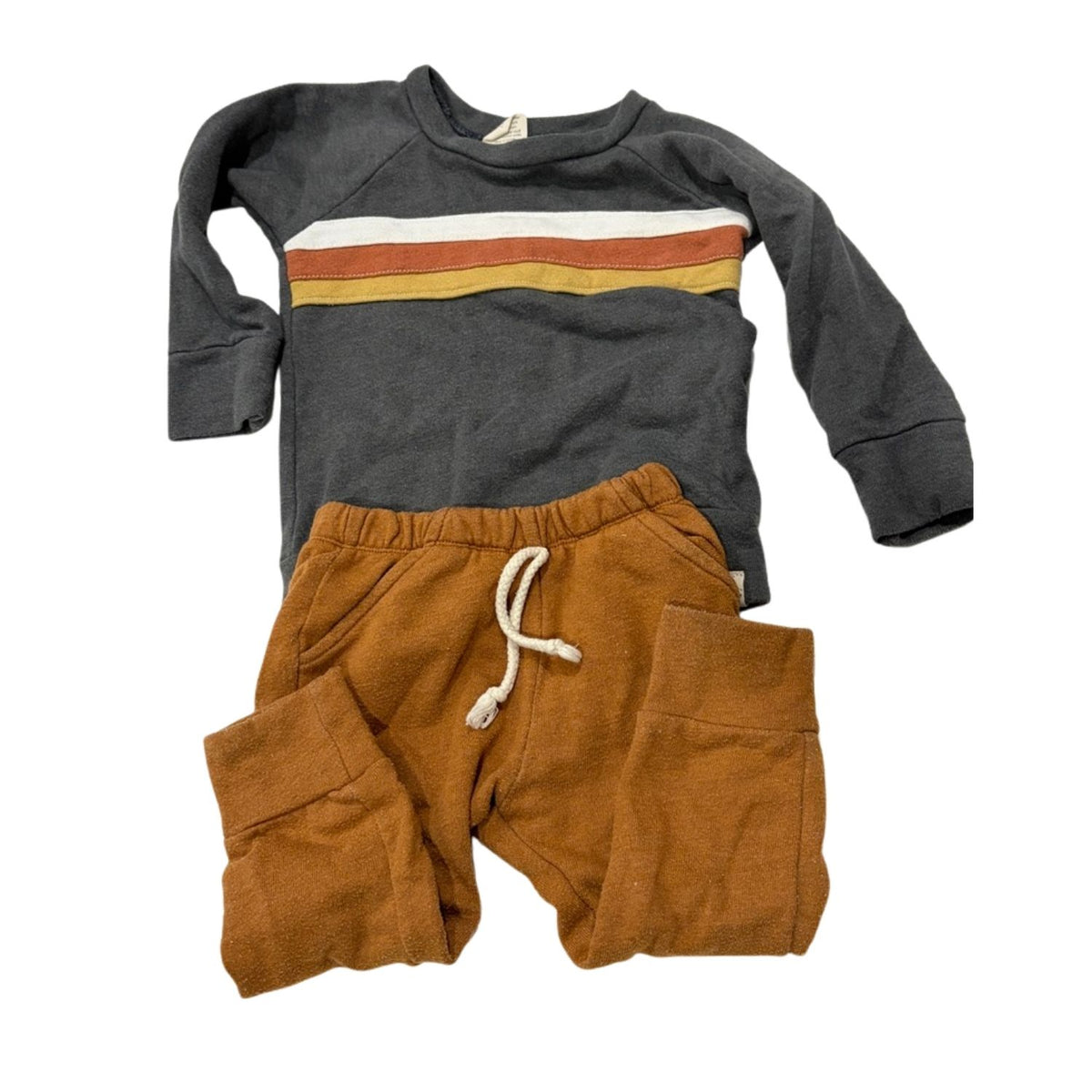 #88 | Girls | 3-6M | Little Road Co. | Candy Corn Outfit Set