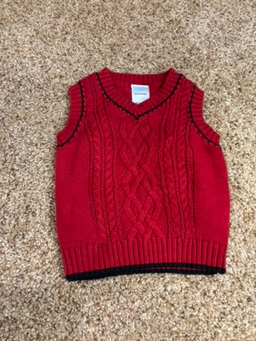 #86A boys 3-6mo sweater vest , gymboree