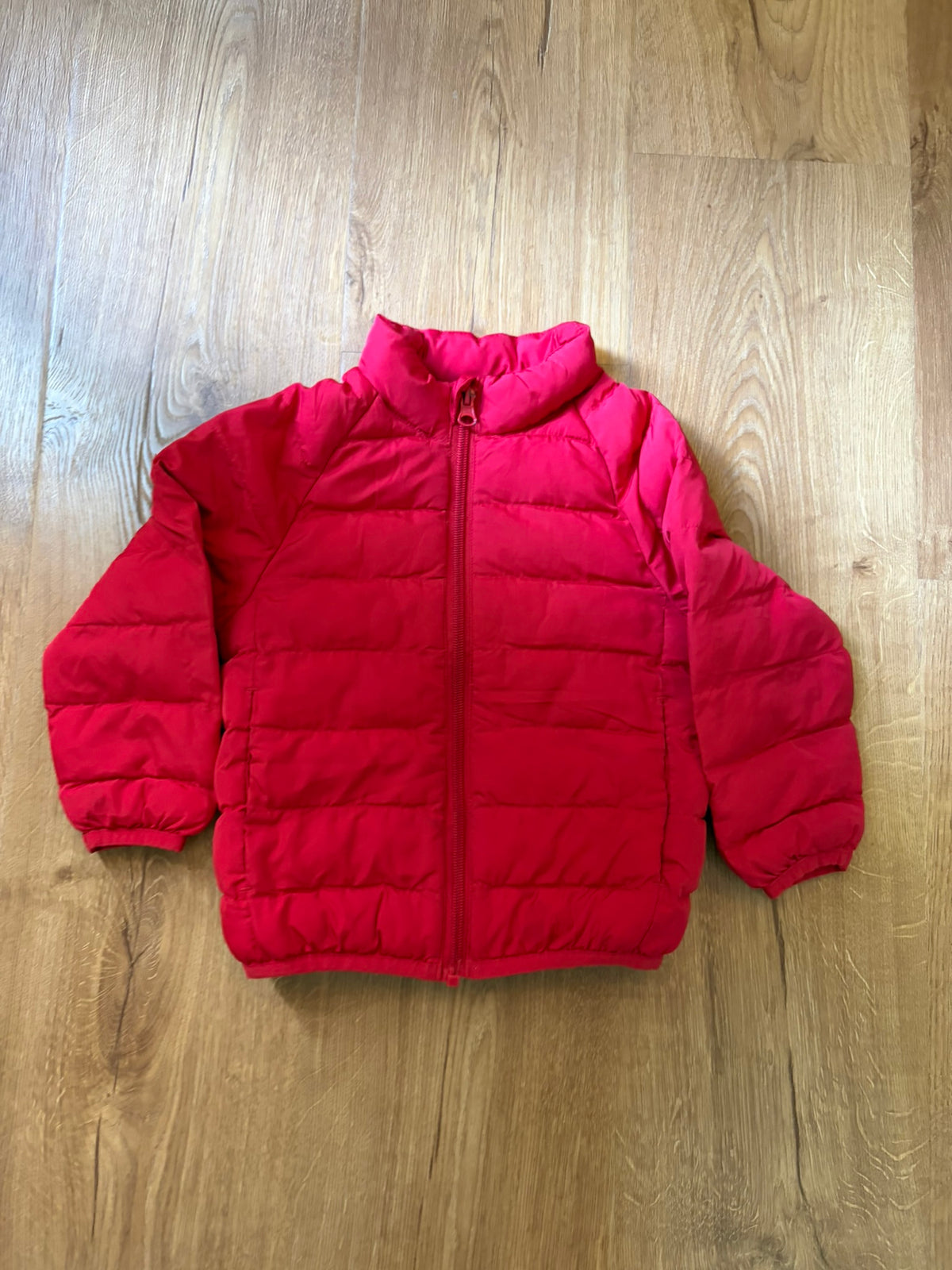 #6 - Wonder Nation Boys Red Lightweight Puffy Jacket - 2T