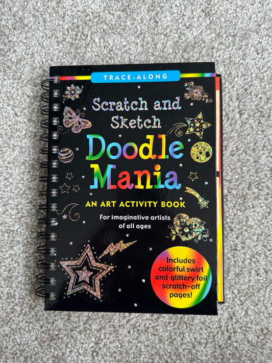 Scratch and Sketch Doodle/Art Activity book - NEW