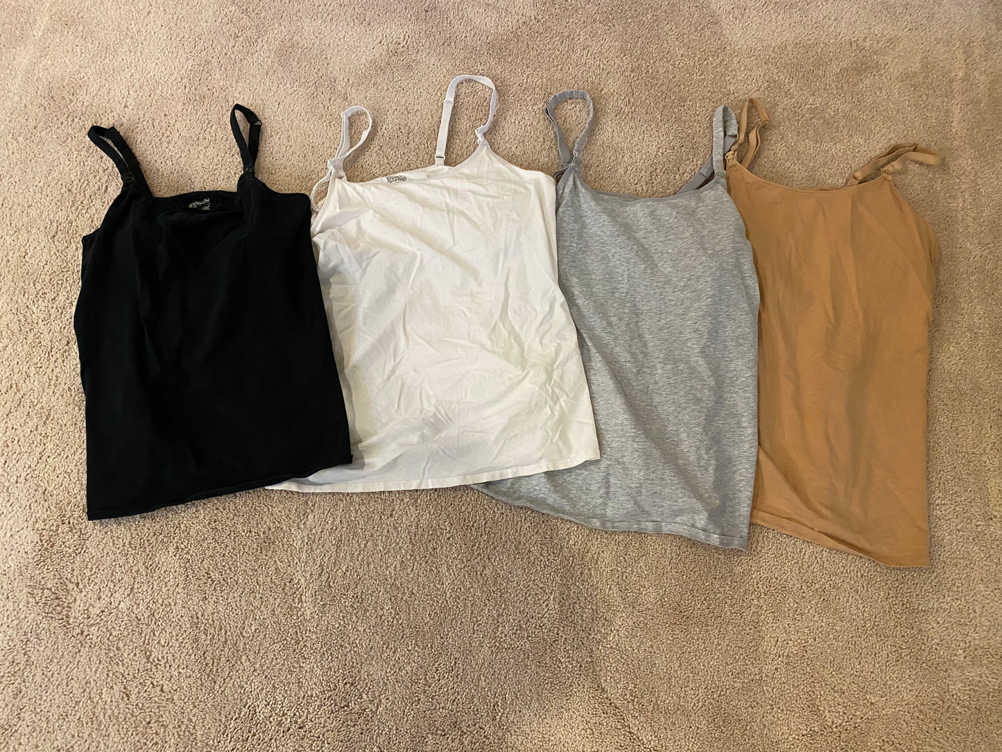 77A Gilligan O'Malley XL Nursing Cami-Neutral Assorted (4)