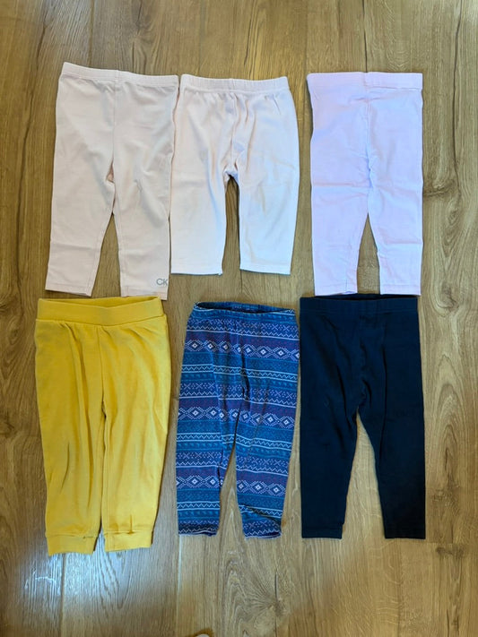 #6 - Girls Leggings (pack of 5) - 18 months