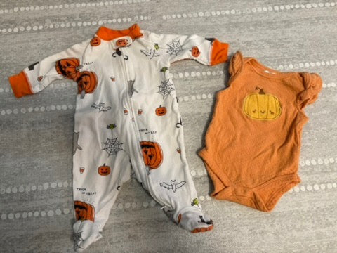 Seller 183 - Halloween 3 Month Outfit Bundle