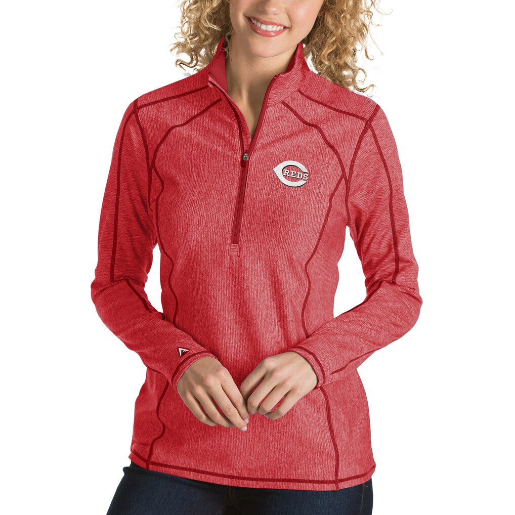 Seller 189:  Cincinnati Reds Antigua  1/4-Zip Pullover Jacket (Lightweight) women's medium
