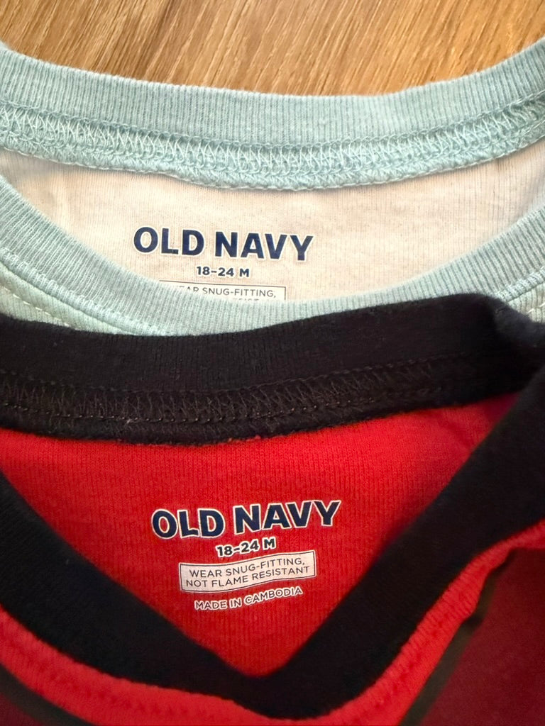 #6 - Old Navy Pajama Sets - Doctor and Fire Fighter - 18-24 months