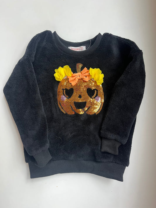Seller #20 fuzzy Halloween sweatshirt 2t