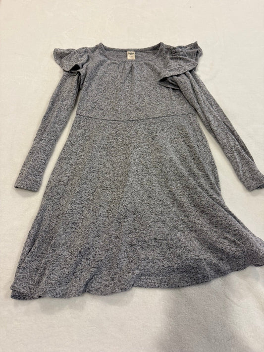 179 Girls Oshkosh Grey Skater Dress-size 6x