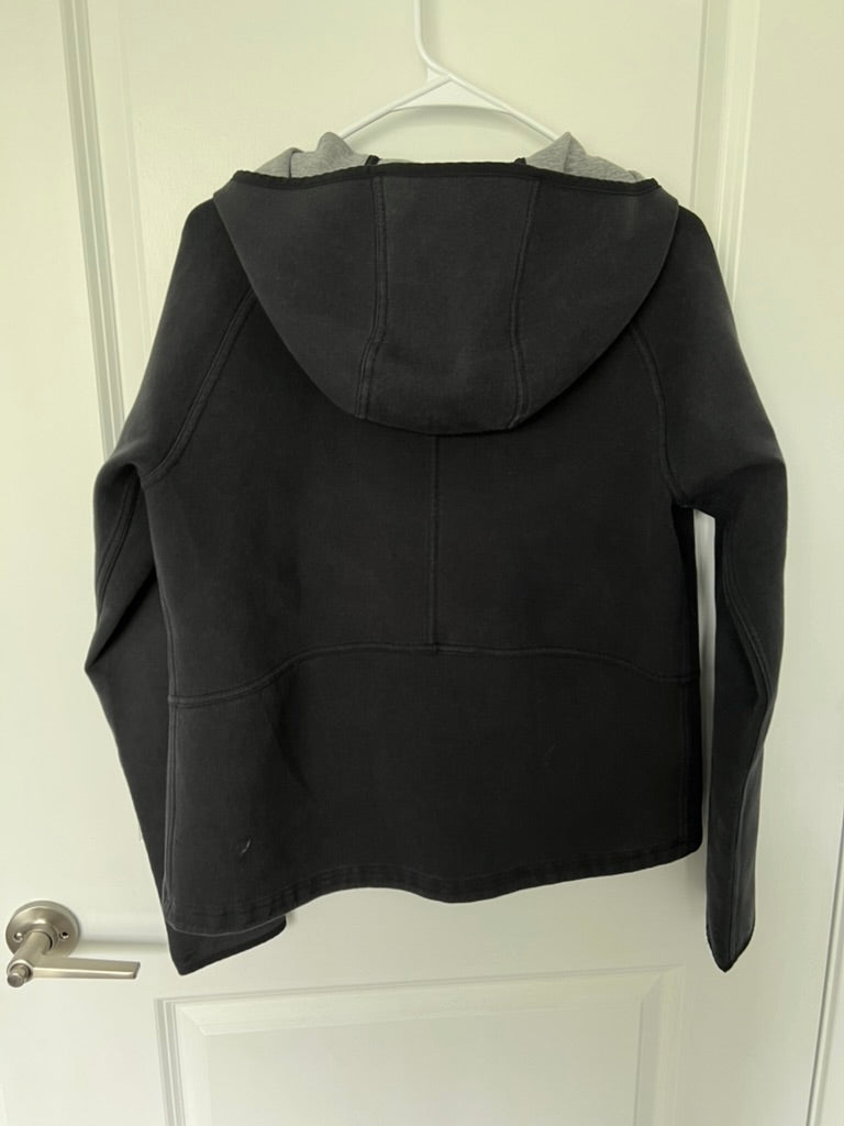 Seller #76 - Lululemon City Bound Hoodie Black / Heathered Medium Grey - Size 10