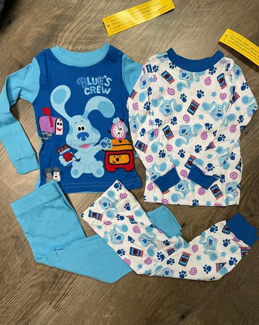 New 4T blues clue 2 sets of two piece PJs.
