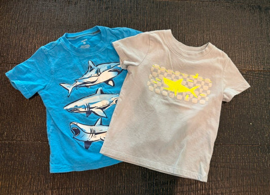 #42 Boys 3T Shark Shirts (Assorted Brands)