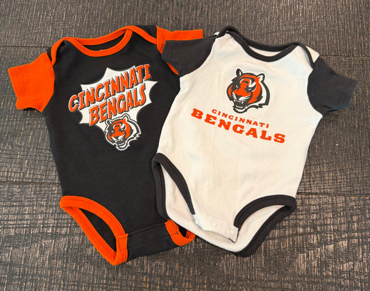 #42 Cincinnati Bengals 0-3M Onesies
