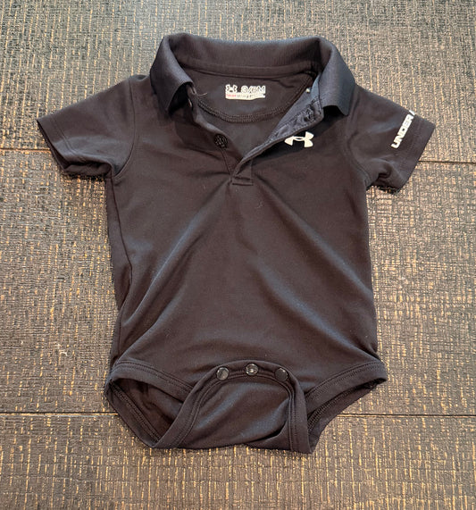 #42 Under Armour Boys 3-6M Polo Onesie
