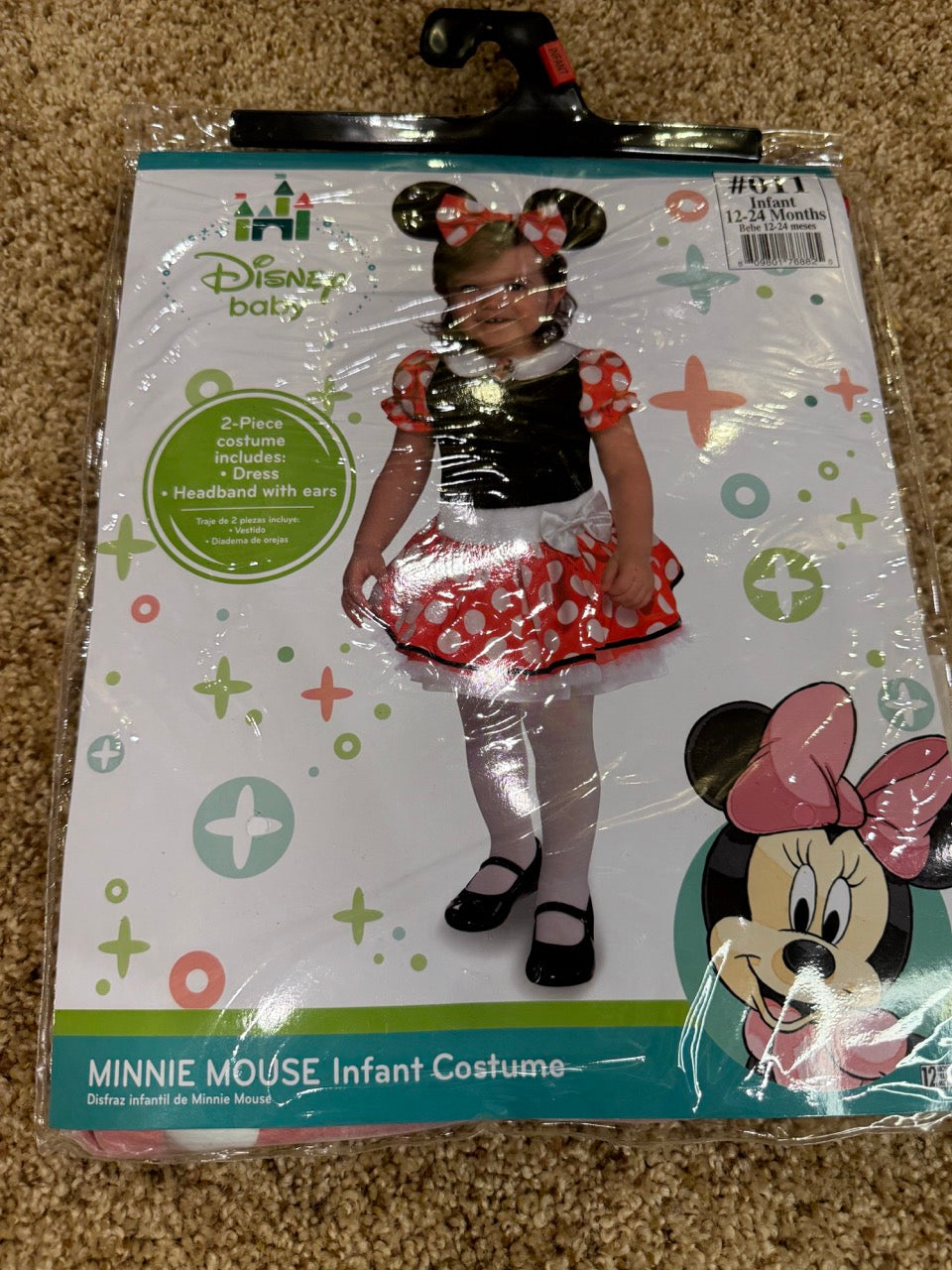 #86A Minnie costume, 12-24 mo