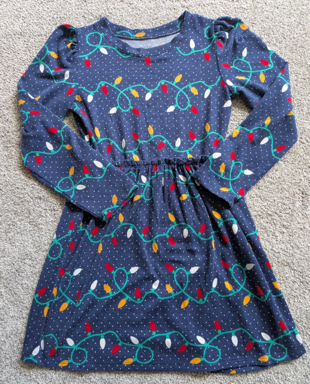 #17 Falls Creek Girls Holiday Dress size M (7/8)