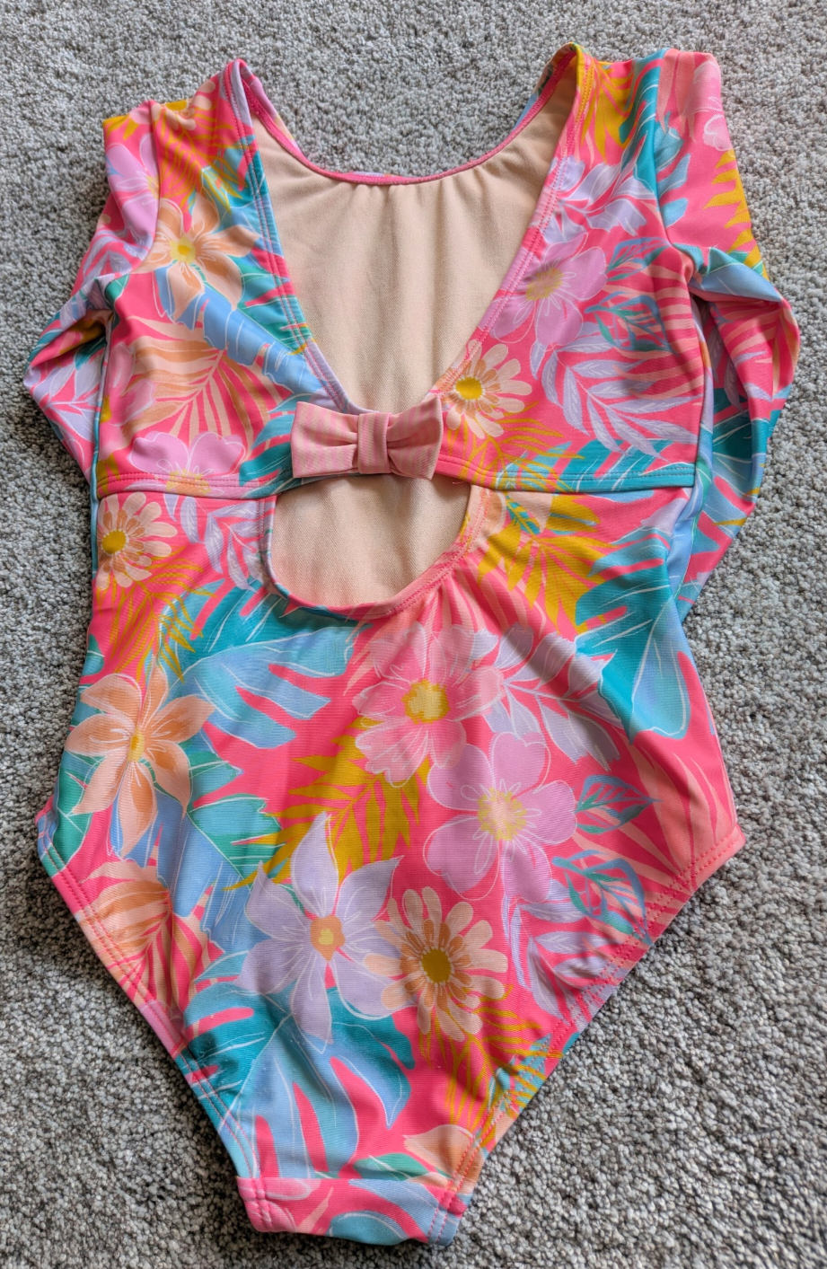 #17 Cat & Jack Girls 1 piece swim suit M (8)