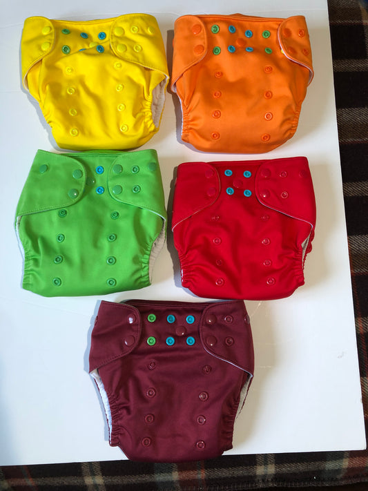REDUCED PRICE Lalabye baby cloth diaper set. Gently used some never