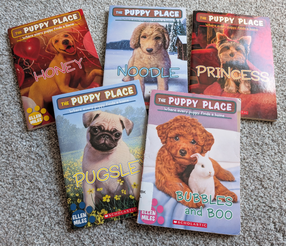 #17 set of 5 The Puppy Place books